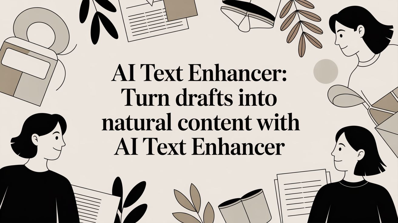 Ai Text Enhancer: Turn Drafts into Natural Content with ai text enhancer