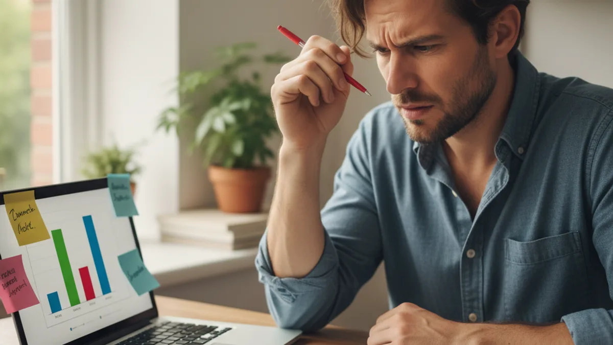 Human writer reviewing conflicting detector outcomes and false positives in a quiet office with printed draft evidence.