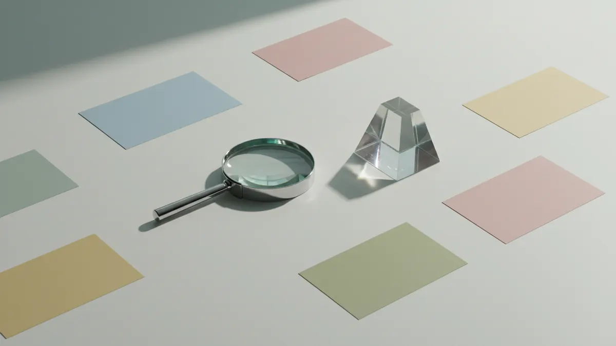 Minimal desk scene with notebook and pen introducing how to use ai detector workflow.